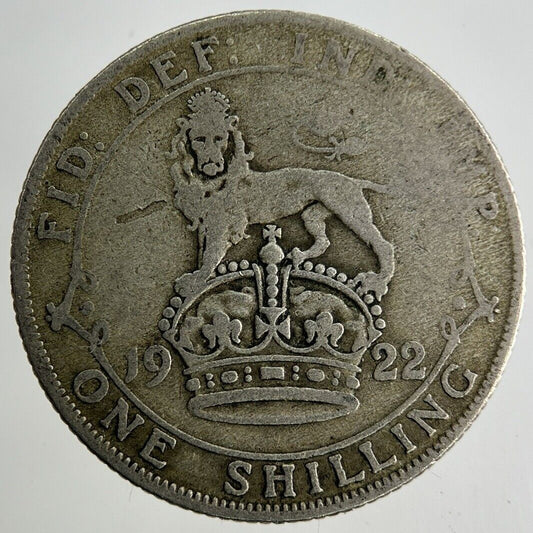 1922 George V Shilling Silver Coin | Collectable Grade