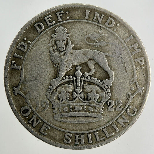 1922 George V Shilling Silver Coin | Collectable Grade
