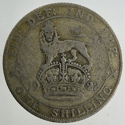 1922 George V Shilling Silver Coin | Collectable Grade