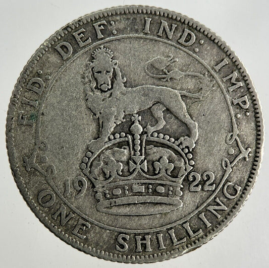 1922 George V Shilling Silver Coin | Collectable Grade