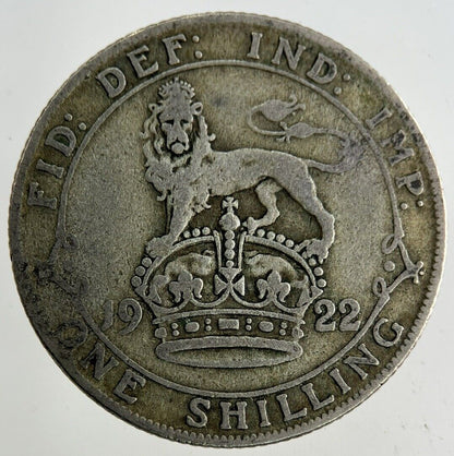1922 George V Shilling Silver Coin | Collectable Grade