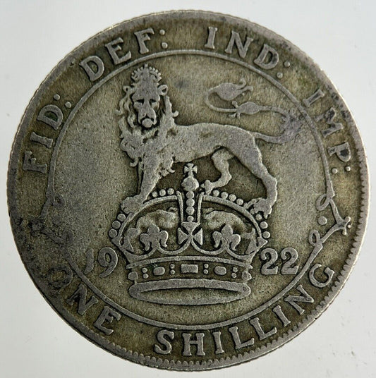 1922 George V Shilling Silver Coin | Collectable Grade