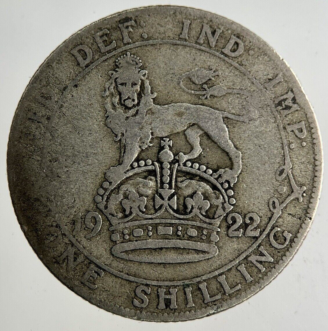 1922 George V Shilling Silver Coin | Collectable Grade