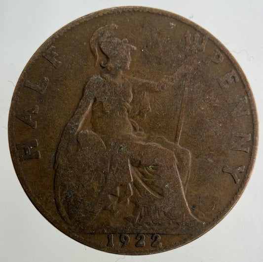 1922 George V Half-Penny Coin | Collectable Grade