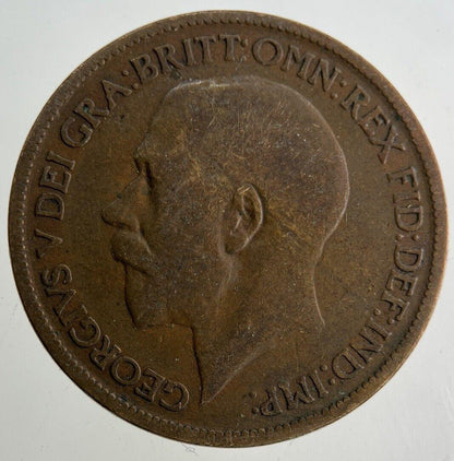 1922 George V Half-Penny Coin | Collectable Grade