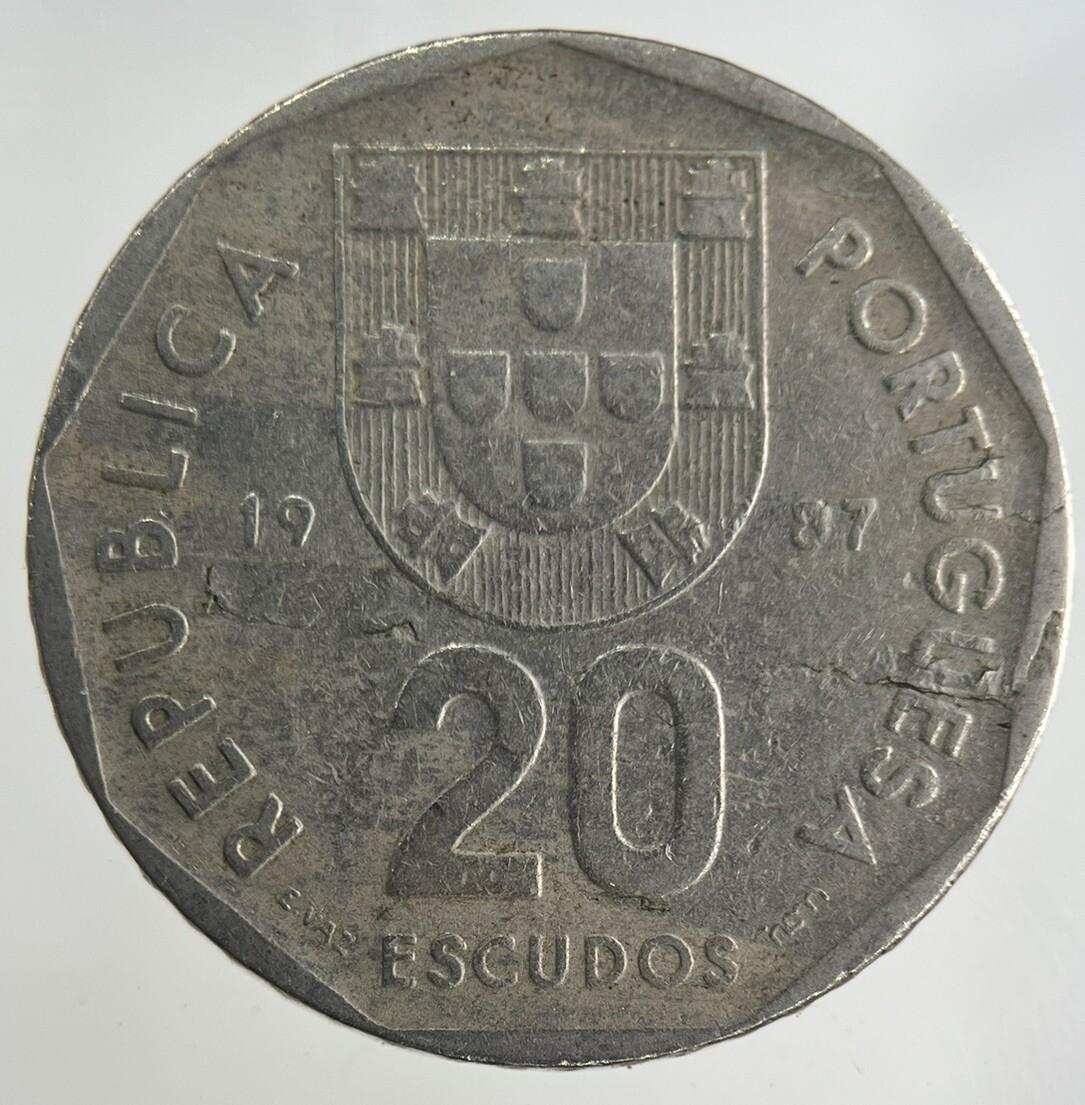 1987 Portugal 20 Escudos Coin | Collectable Grade