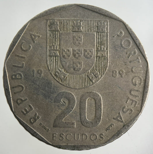 1989 Portugal 20 Escudos Coin | Collectable Grade