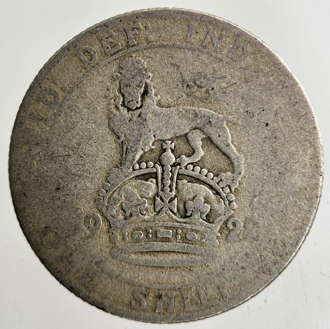 1922 George V Shilling Silver Coin | Fair Grade
