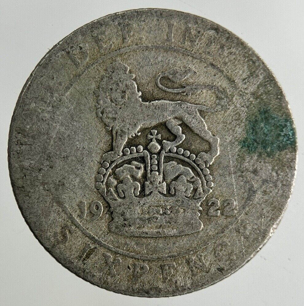 1922 George V Sixpence Silver Coin | Collectable Grade