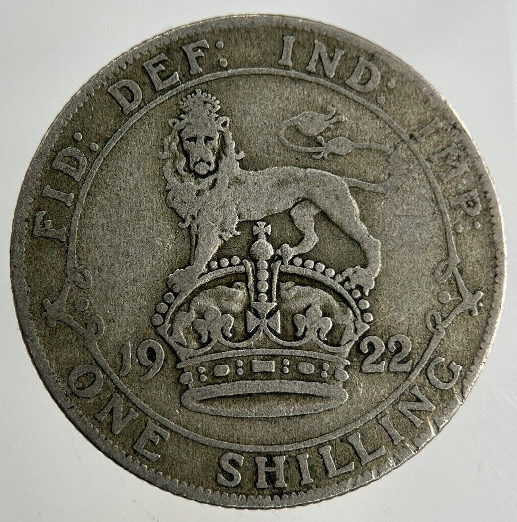 1922 George V Shilling Silver Coin | Collectable Grade