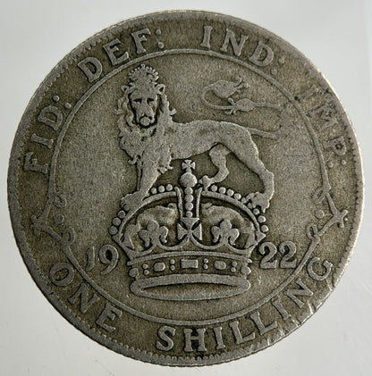1922 George V Shilling Silver Coin | Collectable Grade