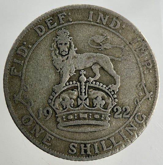1922 George V Shilling Silver Coin | Collectable Grade