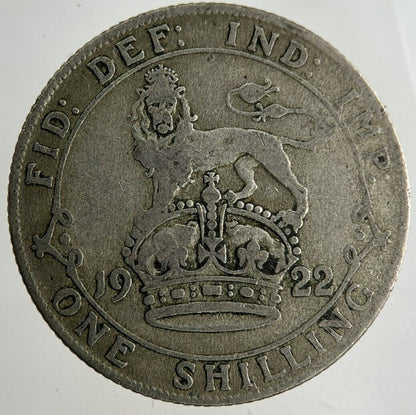 1922 George V Shilling Silver Coin | Collectable Grade
