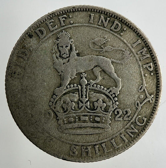 1922 George V Shilling Silver Coin | Collectable Grade