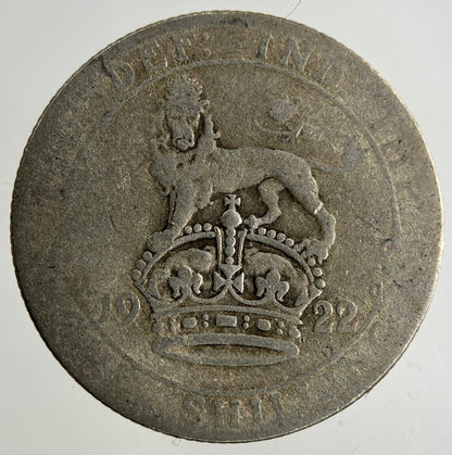 1922 George V Shilling Silver Coin | Collectable Grade