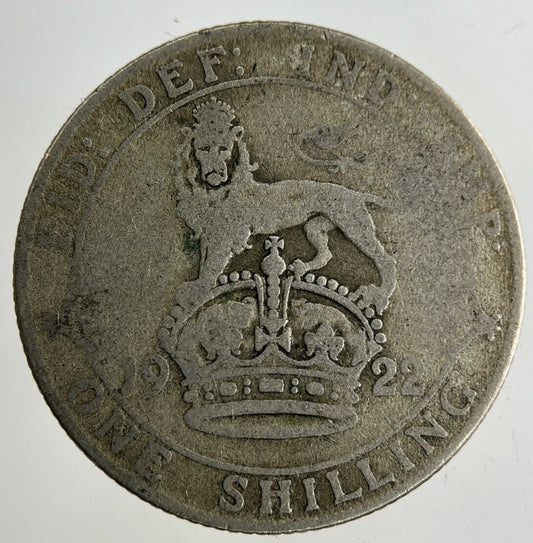 1922 George V Shilling Silver Coin | Collectable Grade