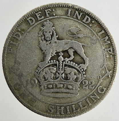 1922 George V Shilling Silver Coin | Collectable Grade