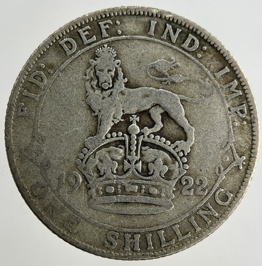 1922 George V Shilling Silver Coin | Collectable Grade