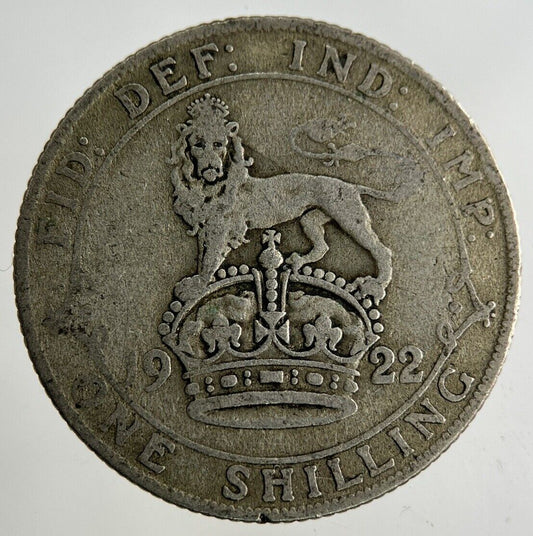 1922 George V Shilling Silver Coin | Collectable Grade