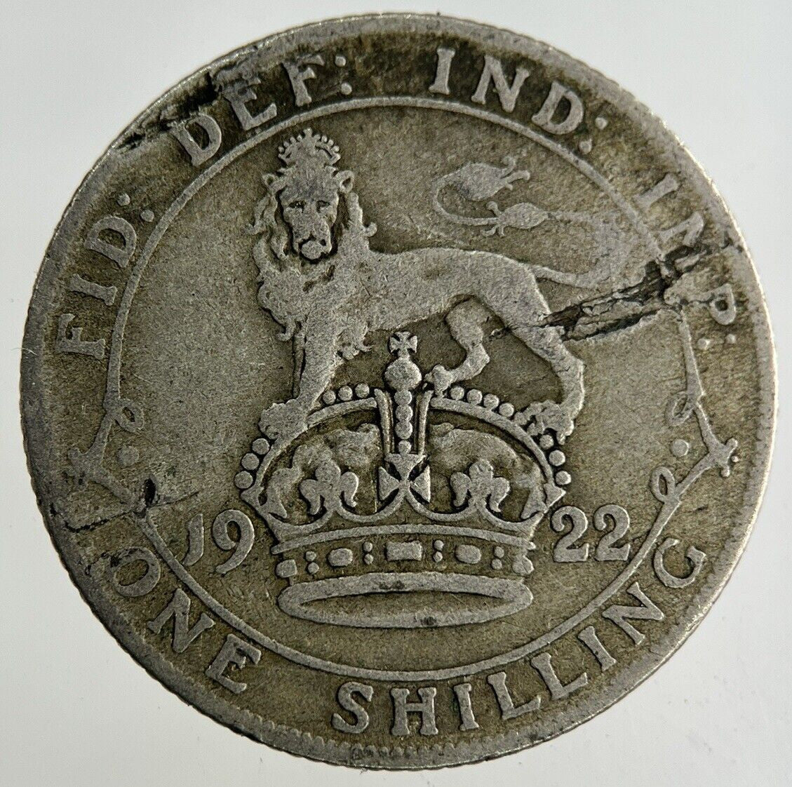 1922 George V Shilling Silver Coin | Collectable Grade