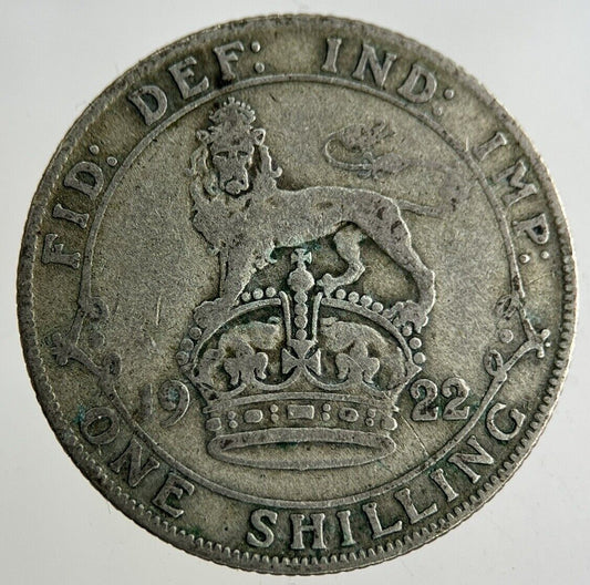 1922 George V Shilling Silver Coin | Collectable Grade