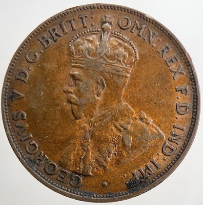 1923 Australia One Penny Coin | Fine Collectable Grade | a5655