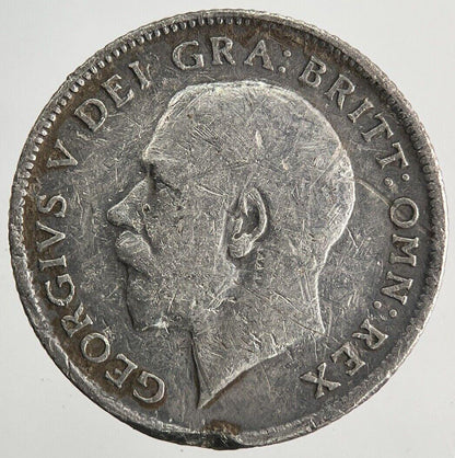 1922 George V Sixpence Silver Coin | Fine Collectable Grade | a9942