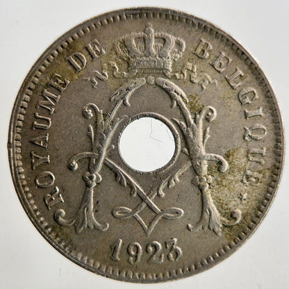 1923 Belgium 10 Centimes Coin | Fine Collectable Grade