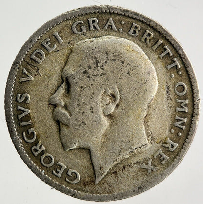 1922 George V Sixpence Silver Coin | Fair Grade