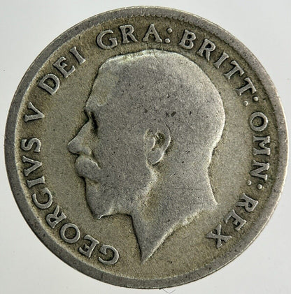 1922 George V Sixpence Silver Coin | Fair Grade