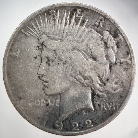 1922 US USA Peace Dollar Silver Coin | Collectable Grade