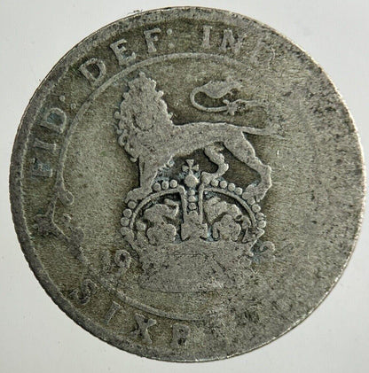 1922 George V Sixpence Silver Coin | Collectable Grade