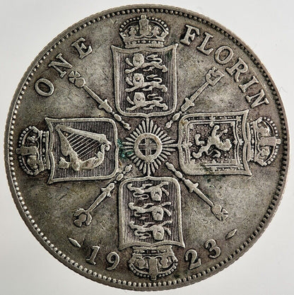 1923 George V Florin Silver Coin | Fine Collectable Grade | a8106
