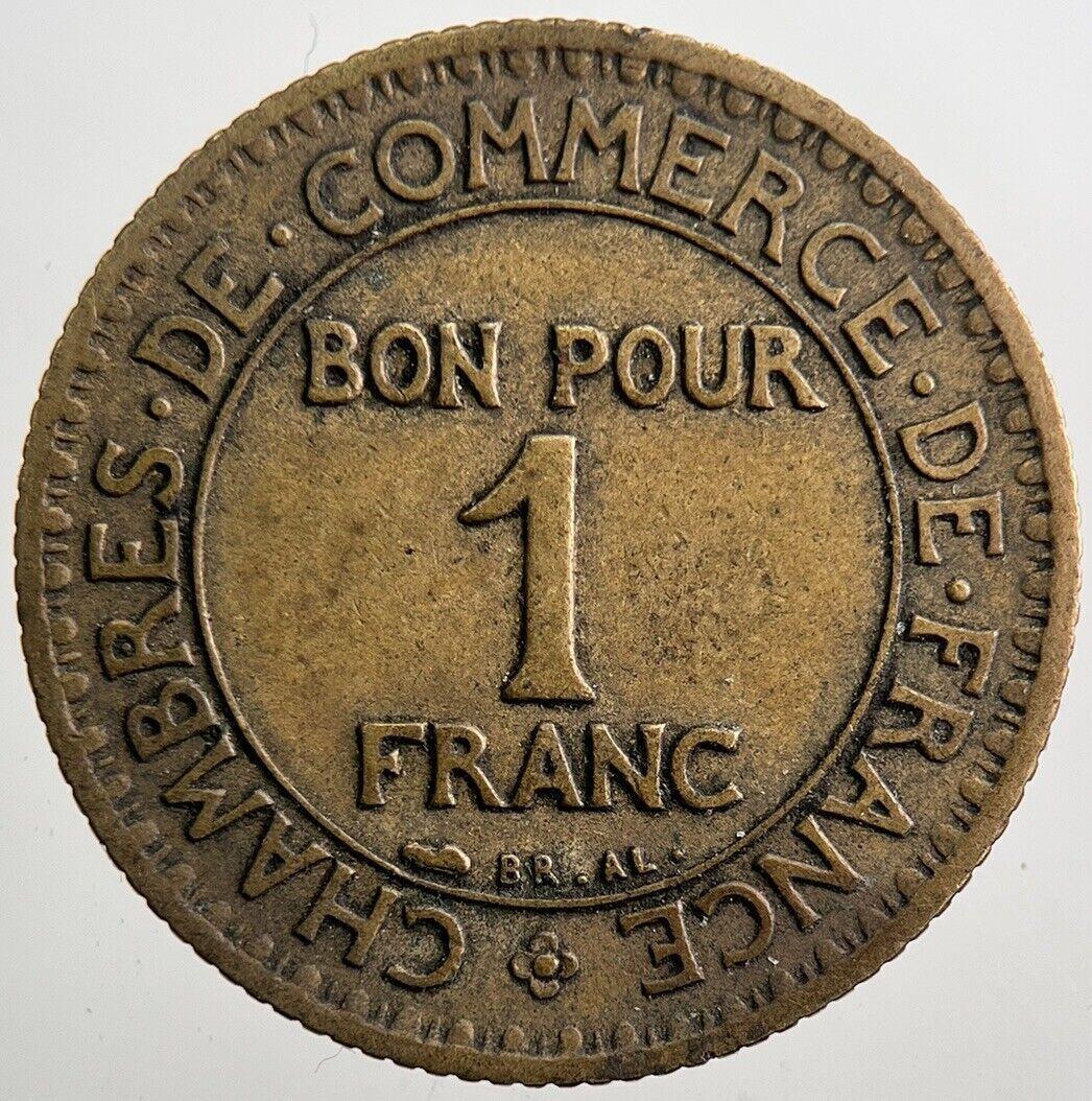 1923 France 1 One Franc Coin | Very High Grade