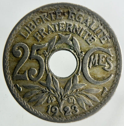 1923 France 25 Centimes Coin | Fine Collectable Grade