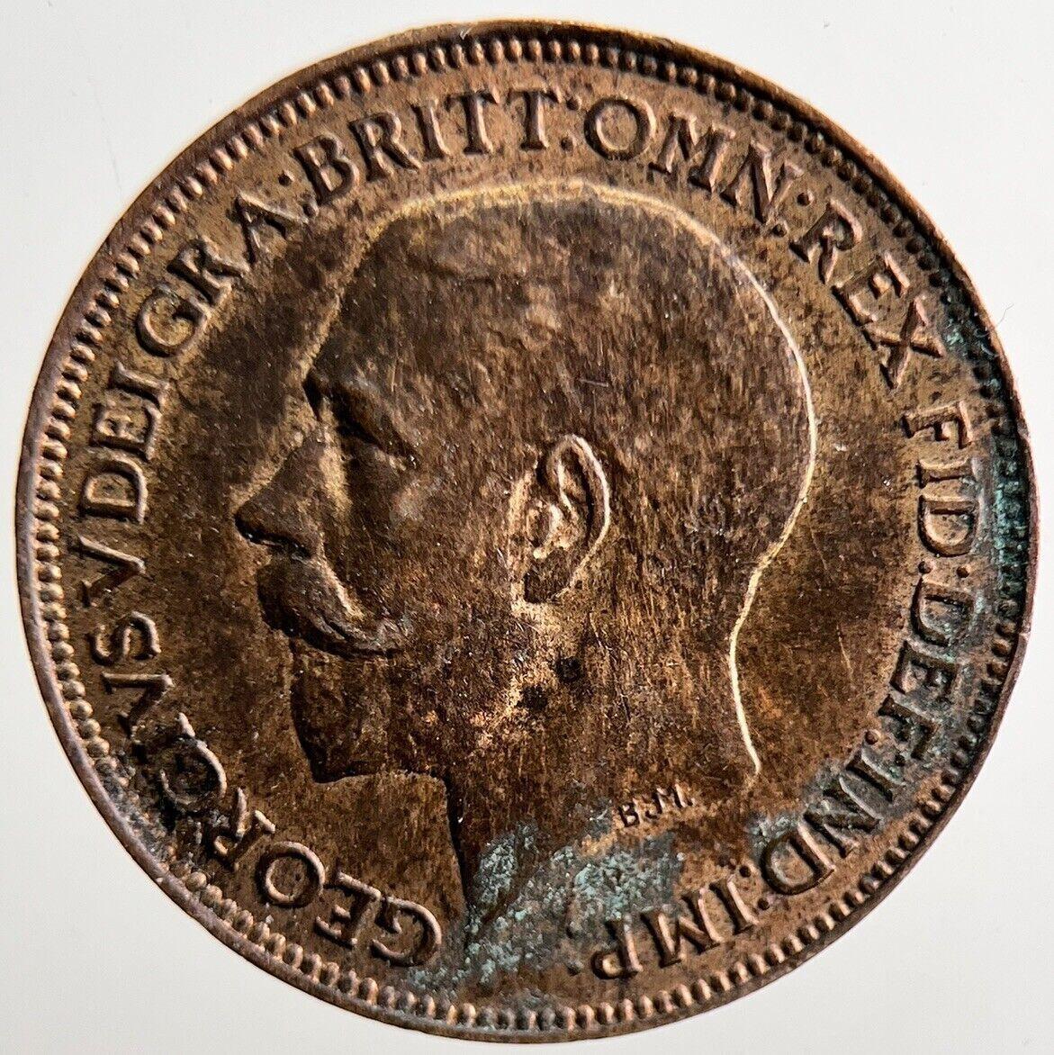 1923 George V Farthing Coin | Very High Grade | a3527
