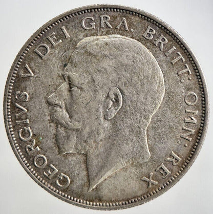 1923 George V Half-Crown Silver Coin | Fine Collectable Grade | a2198