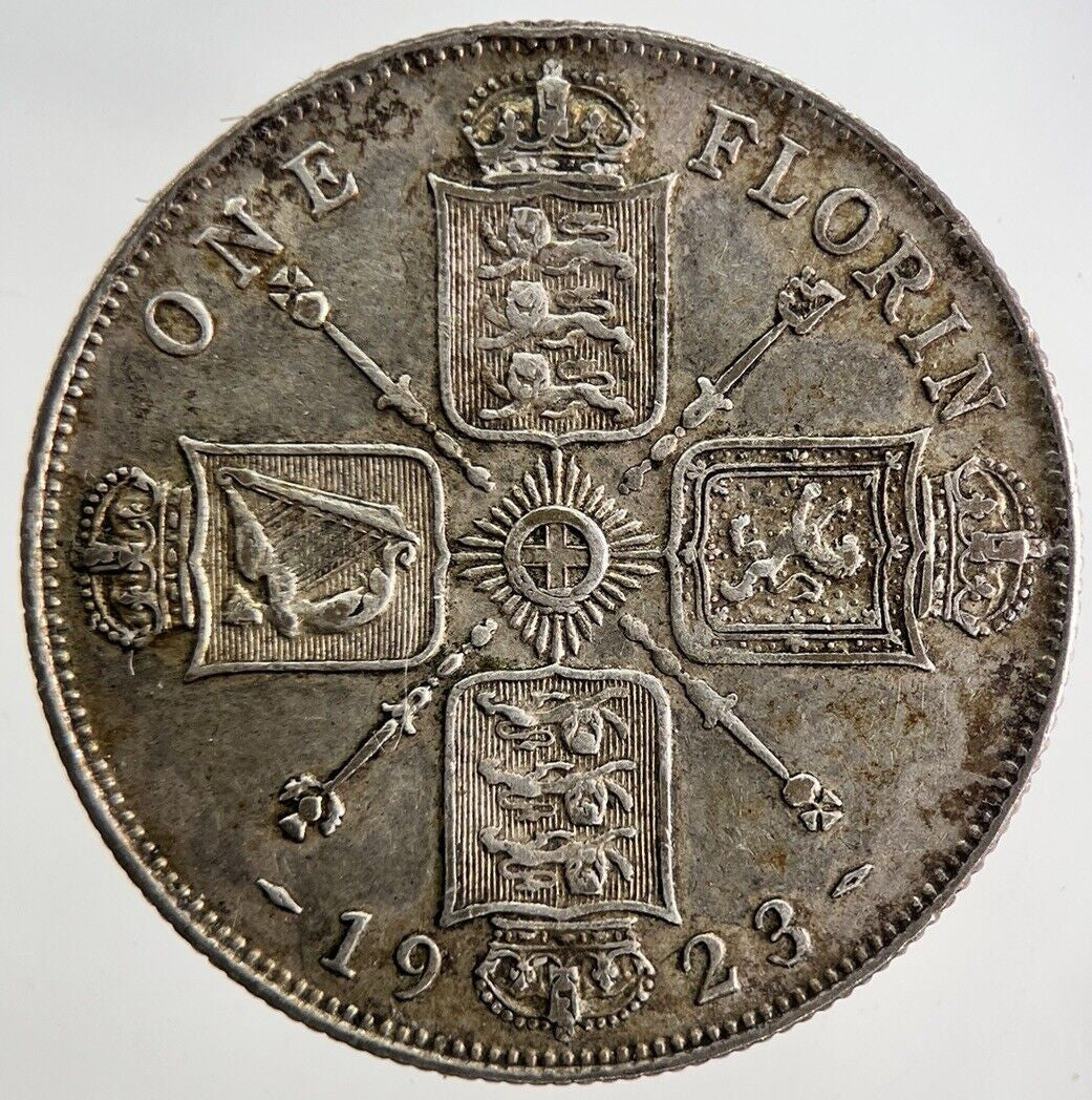 1923 George V Florin Silver Coin | Very High Grade