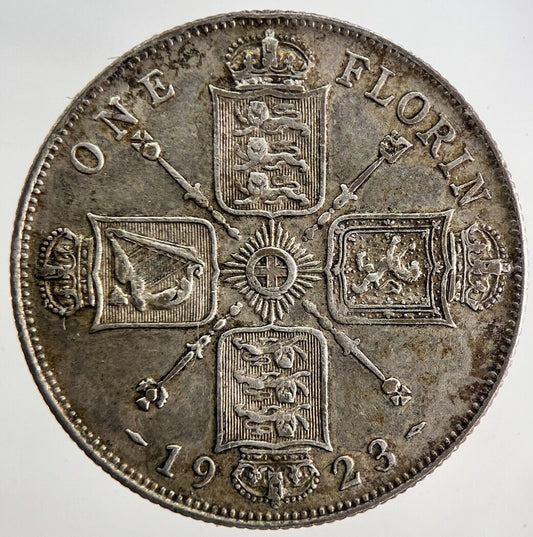 1923 George V Florin Silver Coin | Very High Grade