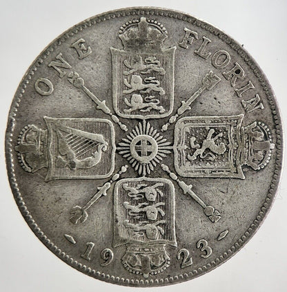 1923 George V Florin Silver Coin | Collectable Grade