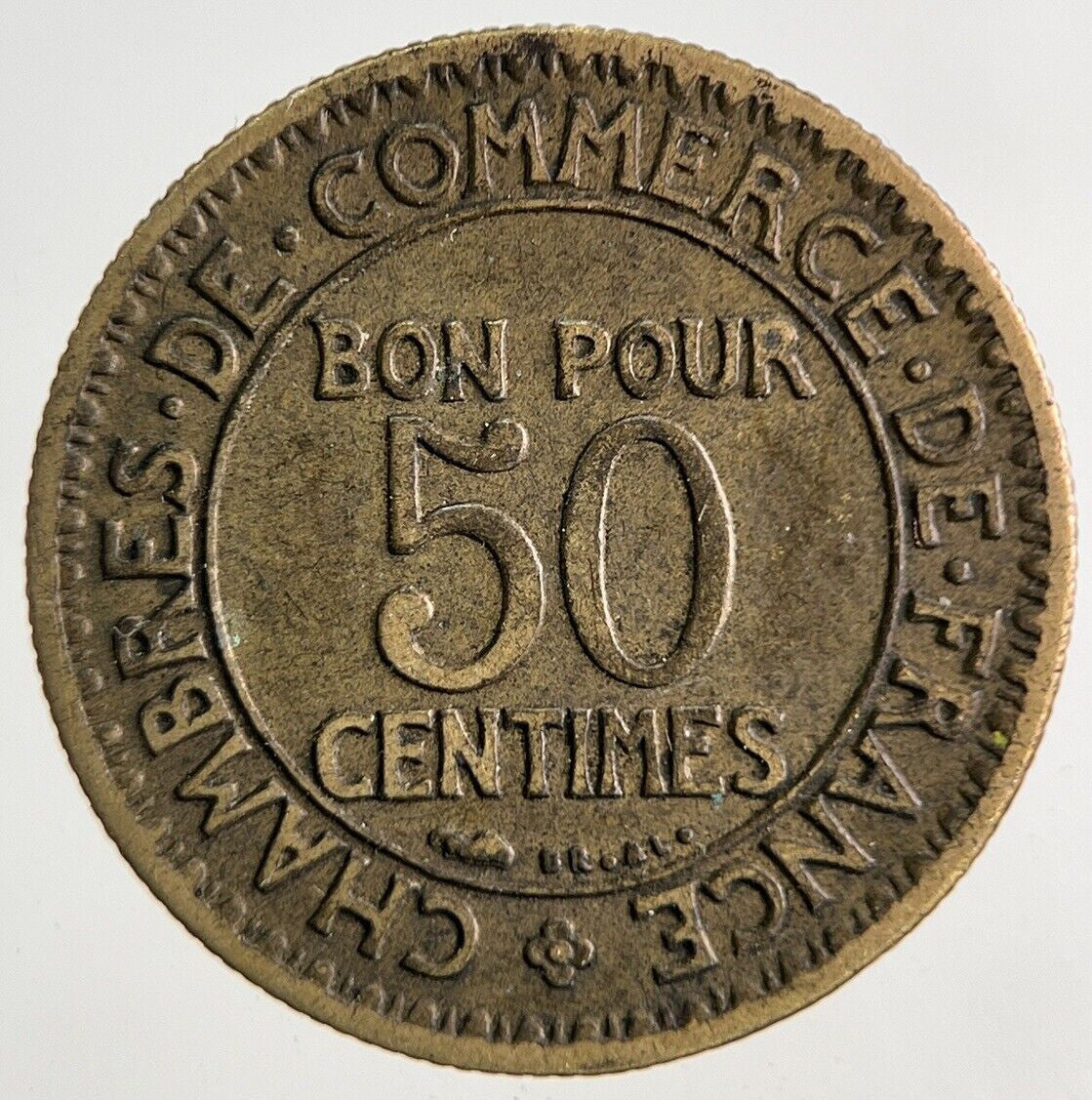 1923 France 50 Centimes Coin | Fine Collectable Grade