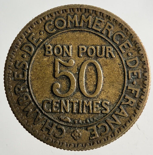 1923 France 50 Centimes Coin | Fine Collectable Grade