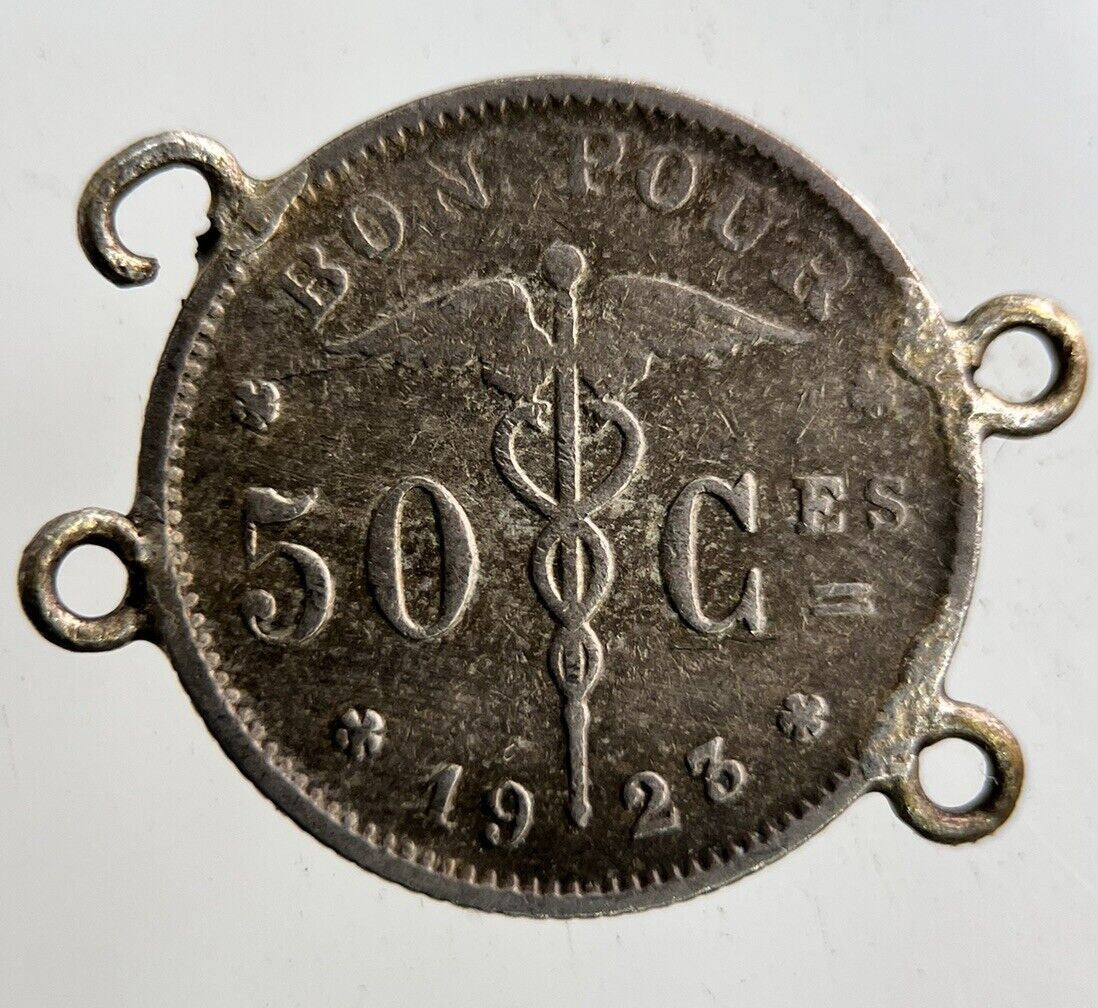 1923 Belgium 50 Centimes Coin | Collectable Grade
