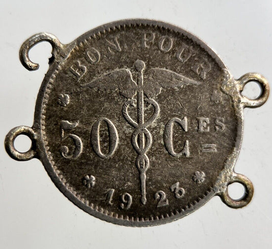 1923 Belgium 50 Centimes Coin | Collectable Grade