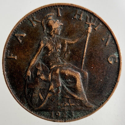 1923 George V Farthing Coin | Fine Collectable Grade