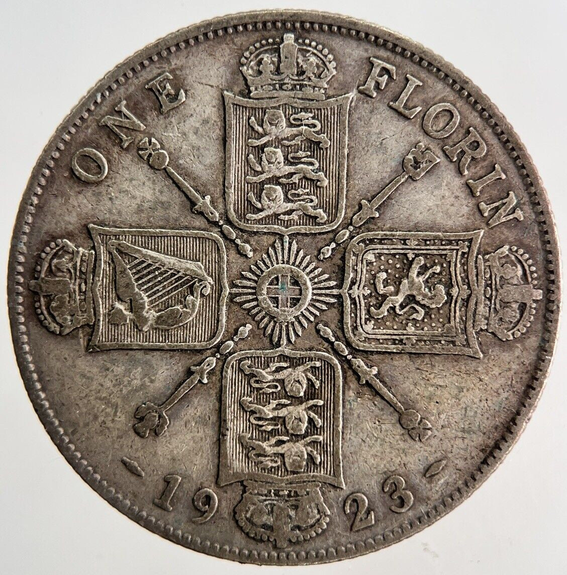 1923 George V Florin Silver Coin | Fine Collectable Grade