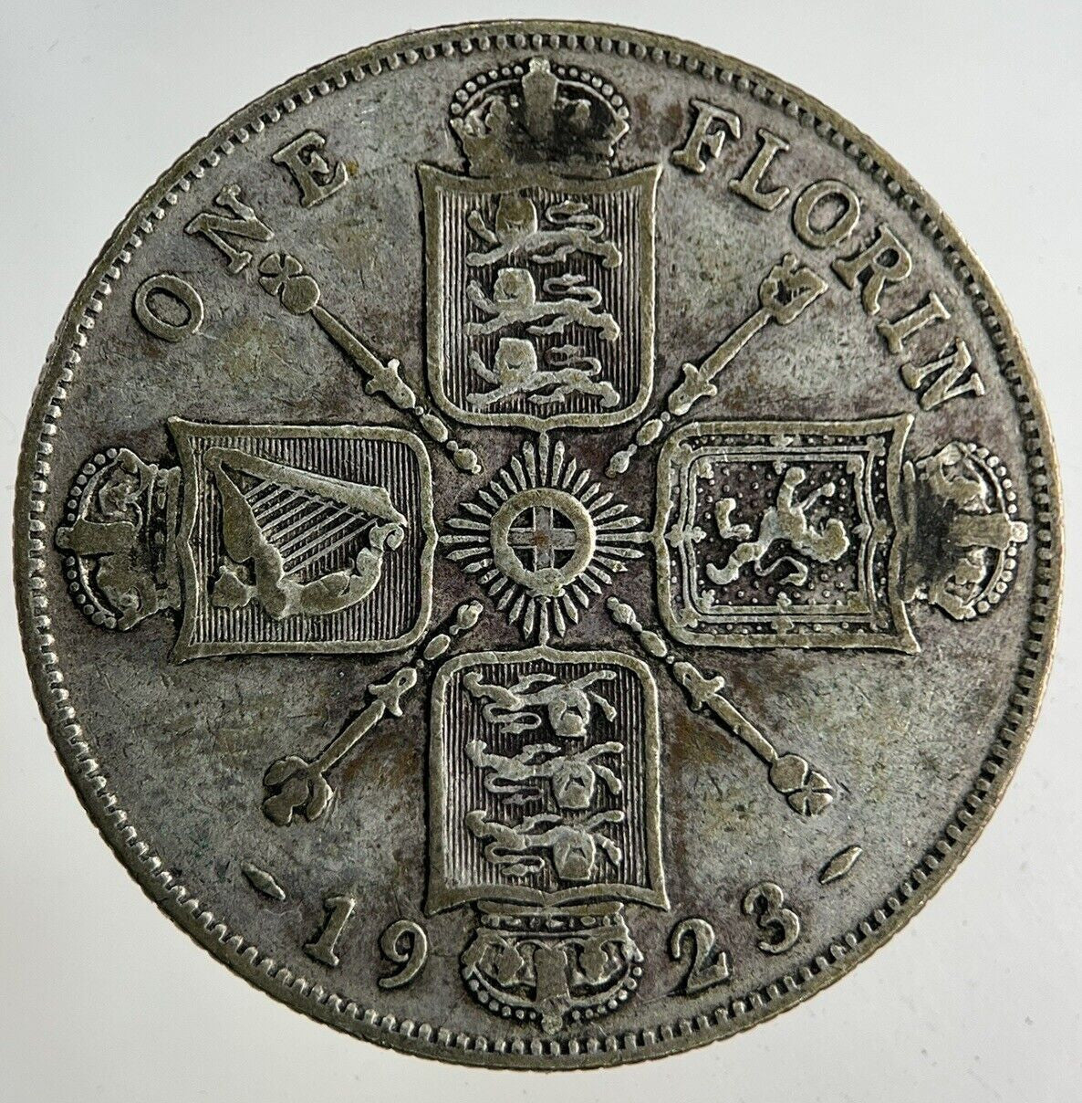 1923 George V Florin Silver Coin | Fine Collectable Grade
