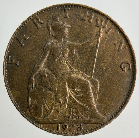 1923 George V Farthing Coin | Fine Collectable Grade