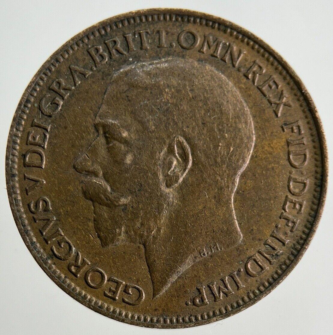 1923 George V Farthing Coin | Fine Collectable Grade