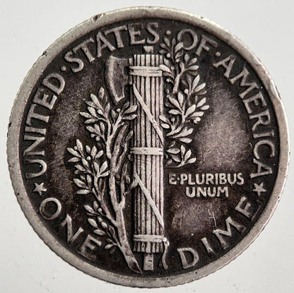 1923 US USA Mercury Dime Silver Coin | Very High Grade | a7819
